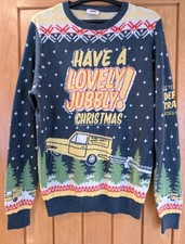 Only Fools And Horses Mens Christmas Jumper Small Cushty Christmas Xmas Novelty