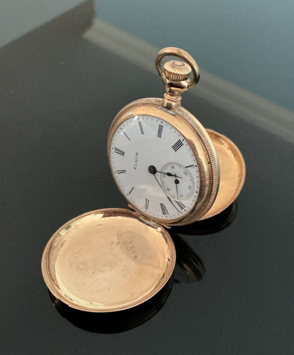 Antique elgin 14k solid - solid, gold