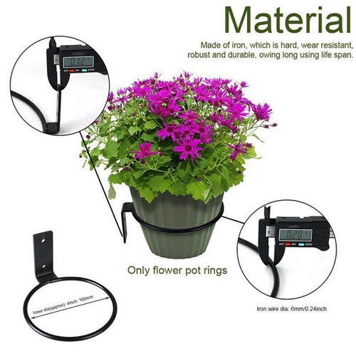 Wall mounted flower pot - mounted, holder