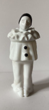 Avon Pierrot Clown Milk Glass Perfume Bottle.