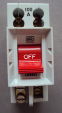 MK SENTRY LN5503 100 AMP DP AC-21 BS 5419 EARLY LN 100A MAIN SWITCH ISOLATOR