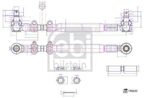 Front steering linkage centre - steering,