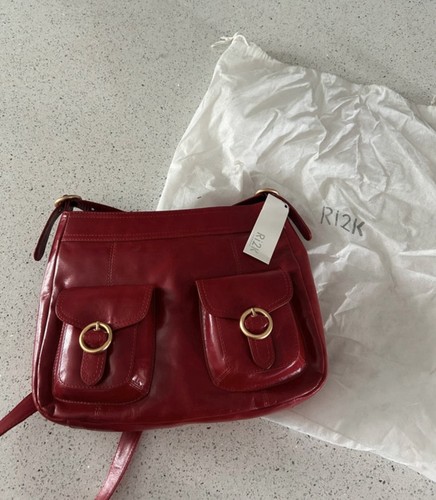 Ri2k red leather - red, shoulder