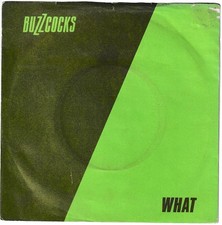 BUZZCOCKS - What Do I Get, 7” vinyl, punk, new wave, c.1978, Pete Shelley