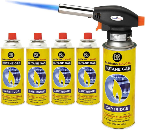 Blow torch with - blow,