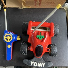 Vintage Tomy Big Fun Little R/C Buggy Toy Car - Working Cond. Prior To Storage