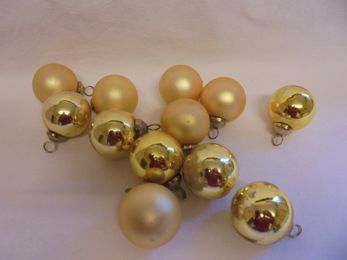 Vintage set gold glass - 12,