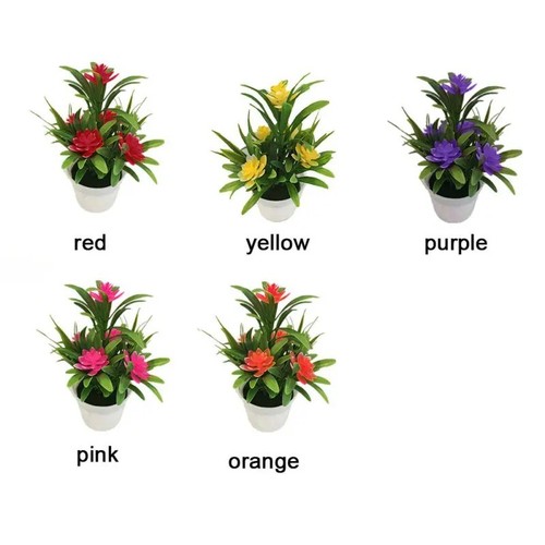 18cm artificial potted flowers - artificial,