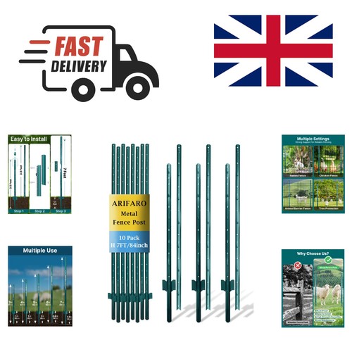 Sturdy 215cm metal fence - 215cm,