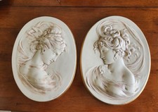 Rare Pair of Decorative Oval