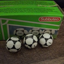 subbuteo white tango balls x3