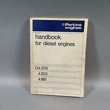 PERKINS 4.203 SERIES Diesel Engine Original Owners Handbook Perkin Engines 4.192
