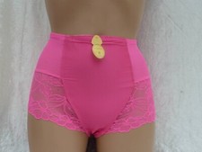KNICKERS PINK SIZE 8 SATIN FRONT LA SENZA SHAPEWEAR CONTROL PANTY FREEPOST BNWT