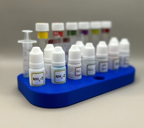 Aquarium test tube - tube, rack