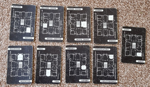 Full set room cards - set,