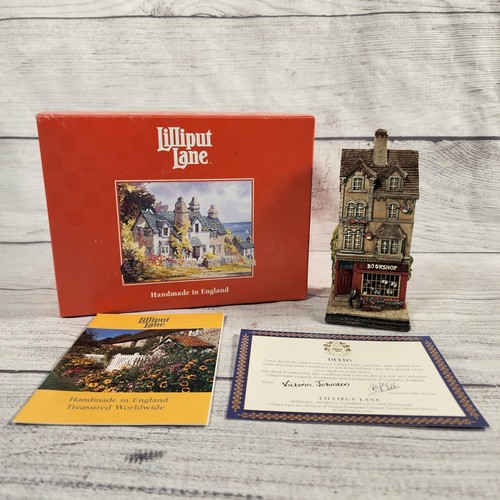 Lilliput lane book - lane, shop