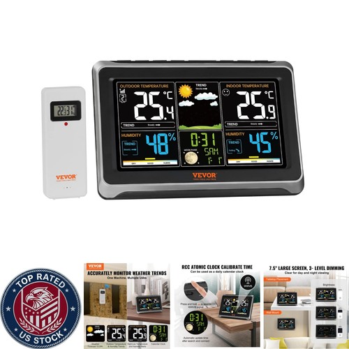 Elegant wireless weather - 7.5",