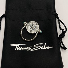 Thomas Sabo 925 Silver Rotatable Ring mother-of-pearl Size L(50) New! RRP £225