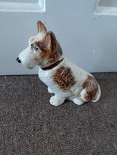 Vintage Sylvac Ceramic Seated Scotty Terrier Dog Figurine No.1205