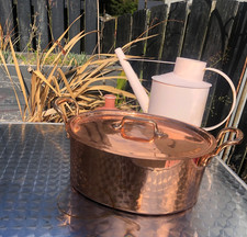 Large Vintage French  Oval