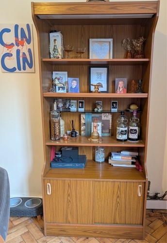 Schreiber drinks tall cabinet