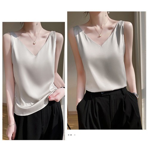 Ladies solid color neck - ladies,