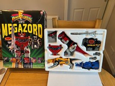 Vintage Bandai 1993 Power Rangers MMPR DX Dino MEGAZORD with Chrome sword VGC