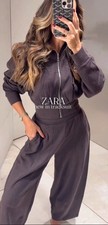 ZARA Soft Dark brown Tracksuit