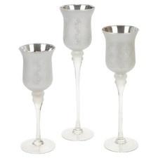 3 Tall Large Xmas Tea Light