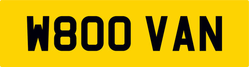 W800 van old reg - van,