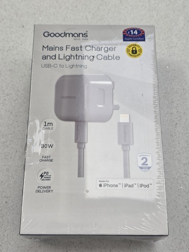 Goodmans mains charger cable - goodmans,