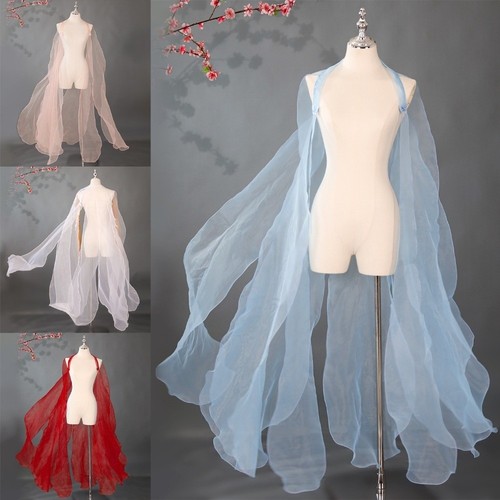 Organza party long shawl - organza,