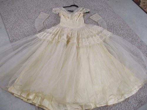 Vintage 1940s lace with - 1940s,