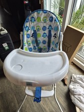 Used Baby High Chair with Tray Adjustable Height