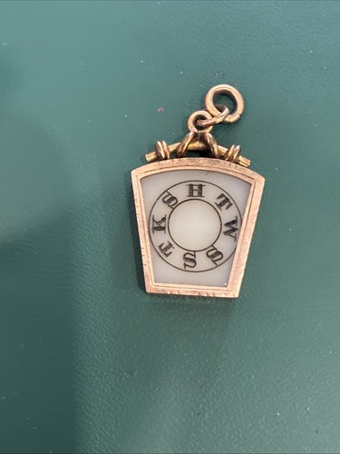 Antique 10k gold agate - 10k, masonic