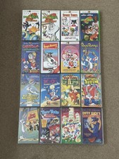 Looney Tunes/Warner Brothers VHS Joblot - Massive Collection Of Vintage Cartoons