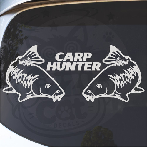 Carp hunter vinyl - hunter, decal