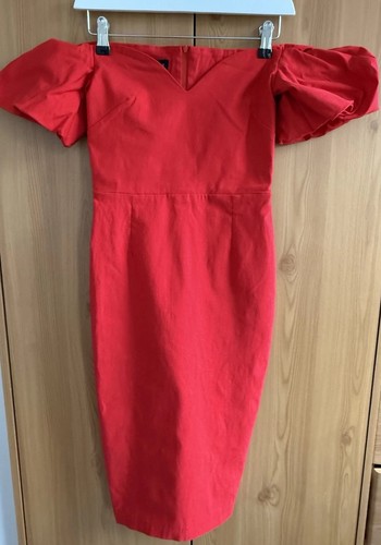 Vesper red sweetheart neck - red,