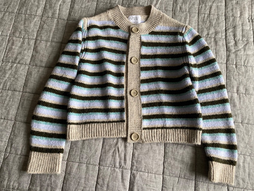Zara girls multi color striped - zara,