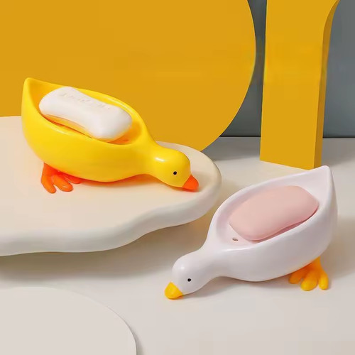 Duck shape soap - duck, holder