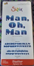 Sizzix Sizzlits "Man, Oh, Man" Alphabet Cutting Die Set #655110