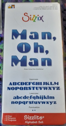 Sizzix sizzlits man - sizzlits, "man,