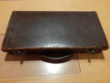 Vintage Masonic Regalia Leather Case 44x22x8cm No Key 1930's