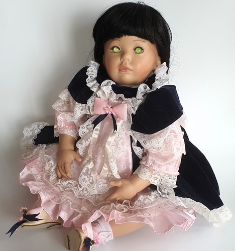 Porcelain doll baby bailey - porcelain,