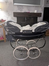 Dolls Silvercross Coach-built Twin Pram