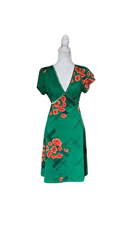 Stunning 90s y2k - green, floral