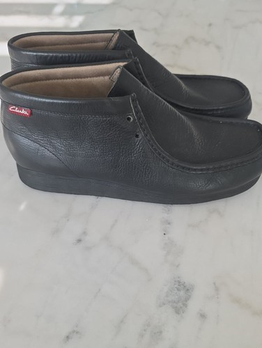 Clarks men black - clarks, leather