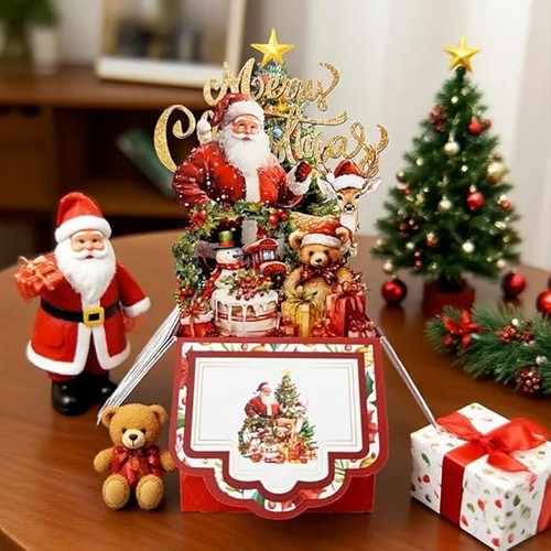 Christmas pop greeting - christmas,