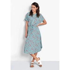 HUSH Hattie Shirt Dress, Short Sleeve, with Pockets, Size 14