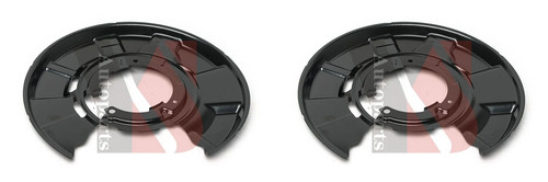 Rear left and - rear, splash